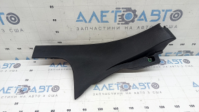 Накладка порога задняя правая Honda Accord 18-22 черная, потерта, царапины