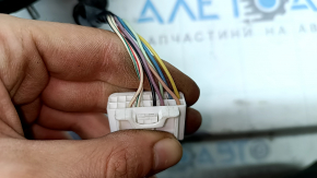 Зеркало боковое правое в сборе Honda Accord 18-22 8 пинов, BSM, подогрев, поворотник, белое, потерто