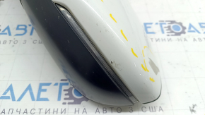 Зеркало боковое левое в сборе Honda Accord 18-22 8 пинов, BSM, подогрев, поворотник, белое, потерто