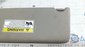 Козирок правий Honda Accord 18-22 сірий PLATINUM GRAY, без гачка, під хімчистку
