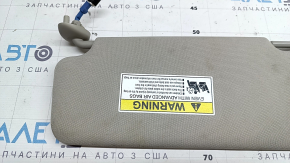 Козирок правий Honda Accord 18-22 сірий PLATINUM GRAY, без гачка, під хімчистку