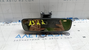 Зеркало внутрисалонное Audi A3 22-24 черное, без автозатемнения, с накладкой, полезла амальгама