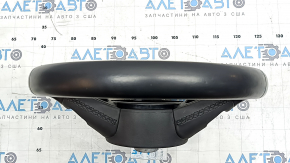 Руль голый Audi A3 22-26 кожа черная, царапины, полез хром
