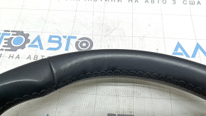 Руль голый Audi A3 22-26 кожа черная, царапины, полез хром