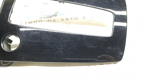 Накладка селектор КПП Audi A3 22-24 черный глянец царапины