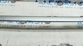 Губа переднего бампера Audi A3 22-24 серая, царапины
