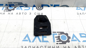 Заглушка решітки переднього бампера ліва Audi A3 22-26 чорна