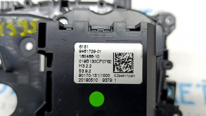 Шифтер КПП с ручкой BMW X5 G05 19-23 под парктроники и stop-go, воздух под стеклом, полез хром, царапины, выгорела ручка
