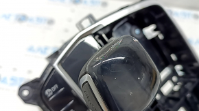 Шифтер КПП с ручкой BMW X5 G05 19-23 под парктроники и stop-go, воздух под стеклом, полез хром, царапины, выгорела ручка