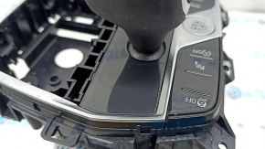 Шифтер КПП с ручкой BMW X5 G05 19-23 под парктроники и stop-go, воздух под стеклом, полез хром, царапины, выгорела ручка