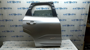 Двері в зборі задня права Volvo XC60 18-26 Keyless, тонування, срібло 711, хром молдинг, подряпини на накладках, подряпини на молдингу, сколи