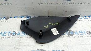 Накладка передней панели боковая левая Volvo XC60 18-26 черная, царапина