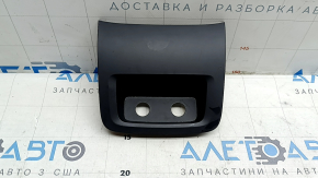 Накладка центральной консоли задняя верхняя Volvo XC60 18-26 черная, царапина