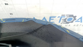 Бампер задний голый VW Jetta 22-26 синий, царапины, потерт, треснут, надломаны крепления, отсутсвуют фрагменты креплений, деформированы крепления