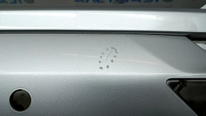 Бампер задній голий Volvo XC60 18-21 під парктроніки та BSM, без park assist, срібло, подряпини, тички, потертий