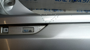 Бампер задній голий Volvo XC60 18-21 під парктроніки та BSM, без park assist, срібло, подряпини, тички, потертий