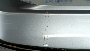 Бампер задній голий Volvo XC60 18-21 під парктроніки та BSM, без park assist, срібло, подряпини, тички, потертий