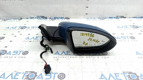 Дзеркало бічне праве VW Jetta 19-26 5+2 пінів, BSM, підігрів, синє