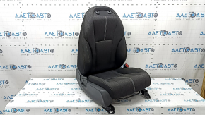 Сиденье пассажирское Honda Accord 23-26 без airbag, механическое, черная ткань с белой строчкой, без подголовника, под химчистку