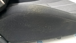 Сиденье пассажирское Honda Accord 23-26 без airbag, механическое, черная ткань с белой строчкой, без подголовника, под химчистку