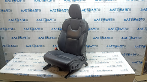 Сидіння водійське Volvo XC60 18-22 з airbag, електричне, підігрів, шкіра чорна, з блоком керування, подряпини, прим'ято