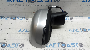 Дзеркало бічне праве у зборі Volvo XC60 18-26 14 пінів, поворотник, автозатемніння, підігрів, BSM, срібло, подряпина, тички