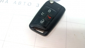 Ключ VW Jetta 20-26 4 кнопки, раскладной, царапины