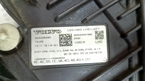 Фара передняя левая в сборе Volvo XC60 19-22 LED code: JB09 с блоком, песок, сколы