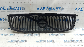 Решетка радиатора grill  со значком Volvo XC60 18-21 без камеры, песок