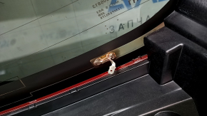 Дверь багажника голая со стеклом Toyota Highlander 20-22 красный 3T3, с трапецией и поводком