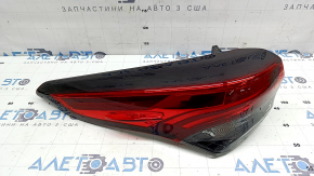 Фонарь внешний крыло левый Toyota Highlander 20-23 LED, без крепления, царапины