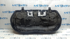 Подушка заднего ряда сидений 2 ряд Jeep Compass 22-26 кожа серая, белая+коричневая строчка, перфорация