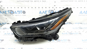 Фара передня ліва Toyota Highlander 21-21 LED+LED DRL світла, потерта, жовтить LED