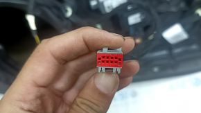 Двері в зборі передня права Jeep Compass 17-26 keyless, графіт PAU, подряпини, подряпини на молдингу, подряпини на накладці