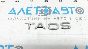 Эмблема надпись TAOS двери багажника VW Taos 22-25
