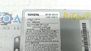 Монитор, дисплей, навигация Toyota Highlander 20-22 8" Limited, царапины на стекле