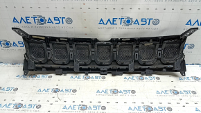 Решітка радіатора grill Jeep Compass 22-26 у зборі 3 частини, глухі хром вставки, пісок, подряпини