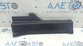 Накладка порога задняя правая Nissan Murano 25-26 черная, царапины