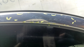 Форточка глухое стекло задняя левая Kia Niro 17-22 хром,тонировка,царапины на хроме