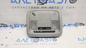 Плафон освещения передний Chevrolet Malibu 16-24 без люка серый, царапины