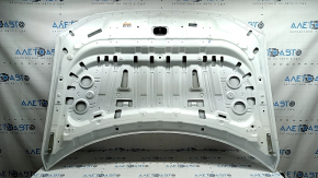 Капот голый Nissan Murano 25-26 алюминий, белый QBE, тычка