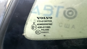 Форточка глухое стекло задняя правая Volvo XC60 18-26 без tv tuner, тонировка, с хром молдингом,царапки,нету крепления,PILKINGTON
