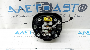Подушка безопасности airbag в руль водительская VW Taos 22-25 черная, царапины, ржавый пиропатрон