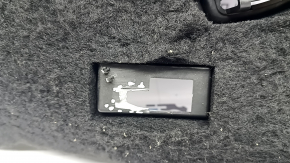 Накладка передней панели пространства ног пассажира Mercedes C-class W205 16-18 черная, царапины, сломано крепление
