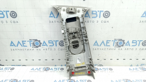 Накладка центральной стойки верхняя ремень правая Nissan Murano 25-26 бежевая, в копоти, сломана направляющая