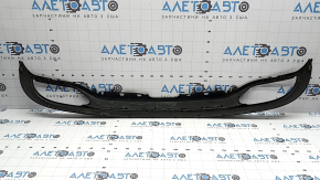 Губа заднього бампера Mercedes C-class W205 300/350e/350h/400 16-18 без парктроників, подряпини, тріщина у кріпленні