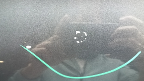 Дверь в сборе передняя правая Mercedes C-class W205 16-21 алюминий, графит 992, keyless, тычки, царапина
