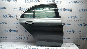 Дверь в сборе задняя правая Mercedes C-class W205 16-21 алюминий, графит 992, keyless, тычки, царапины