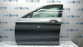 Дверь в сборе передняя левая Mercedes C-class W205 16-21 алюминий, графит 992, keyless, царапина, тычки