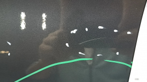 Дверь в сборе передняя левая Mercedes C-class W205 16-21 алюминий, графит 992, keyless, царапина, тычки